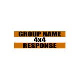 4x4 Response logo with Your Group Name (MG021)