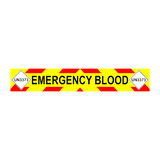 EMERGENCY BLOOD + UN3373 MAGNET Chevron Design