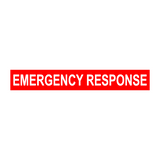 EMERGENCY RESPONSE Red with White Text (MG193)