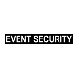 EVENT SECURITY Black with White Text (MG159)