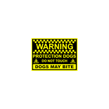 Protection Dogs Warning Sign