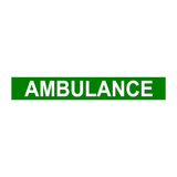 Ambulance with Green Background (MG055)