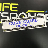 245mm Sticker - Coastguard - ST24503