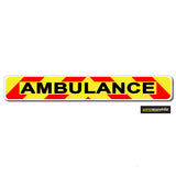 Magnet AMBULANCE with Chevron Design Black Text MG114