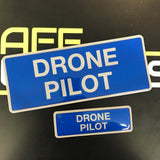 Reflective Badge - Drone Pilot - Front & Rear Set