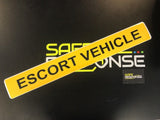 ESCORT VEHICLE - 610mm - Yellow/Black MG080