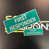 Reflective Badge - FIRST RESPONDER Style 1 Set