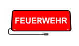 Safe Responder X - FEUERWEHR - Gefuhrtes Auto Sonnenblende Zeichen