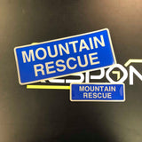 Reflective Badge - MOUNTAIN RESCUE Set