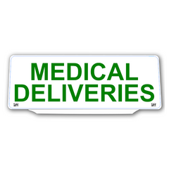 Univisor - MEDICAL DELIVERIES - White Background with Green Text - UNV323