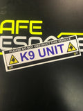 245mm Sticker - K9 Unit with Logo - ST24550