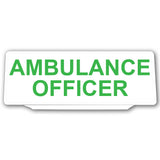 Univisor - Ambulance Officer - White with Green Text - UNV014