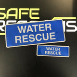 Reflective Badge - WATER RESCUE Set SLSCGB